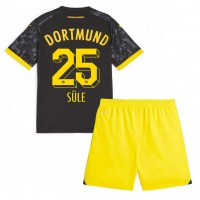 Dječji Nogometni Dres Borussia Dortmund Niklas Sule #25 Gostujuci 2023-24 Kratak Rukav (+ Kratke hlače)